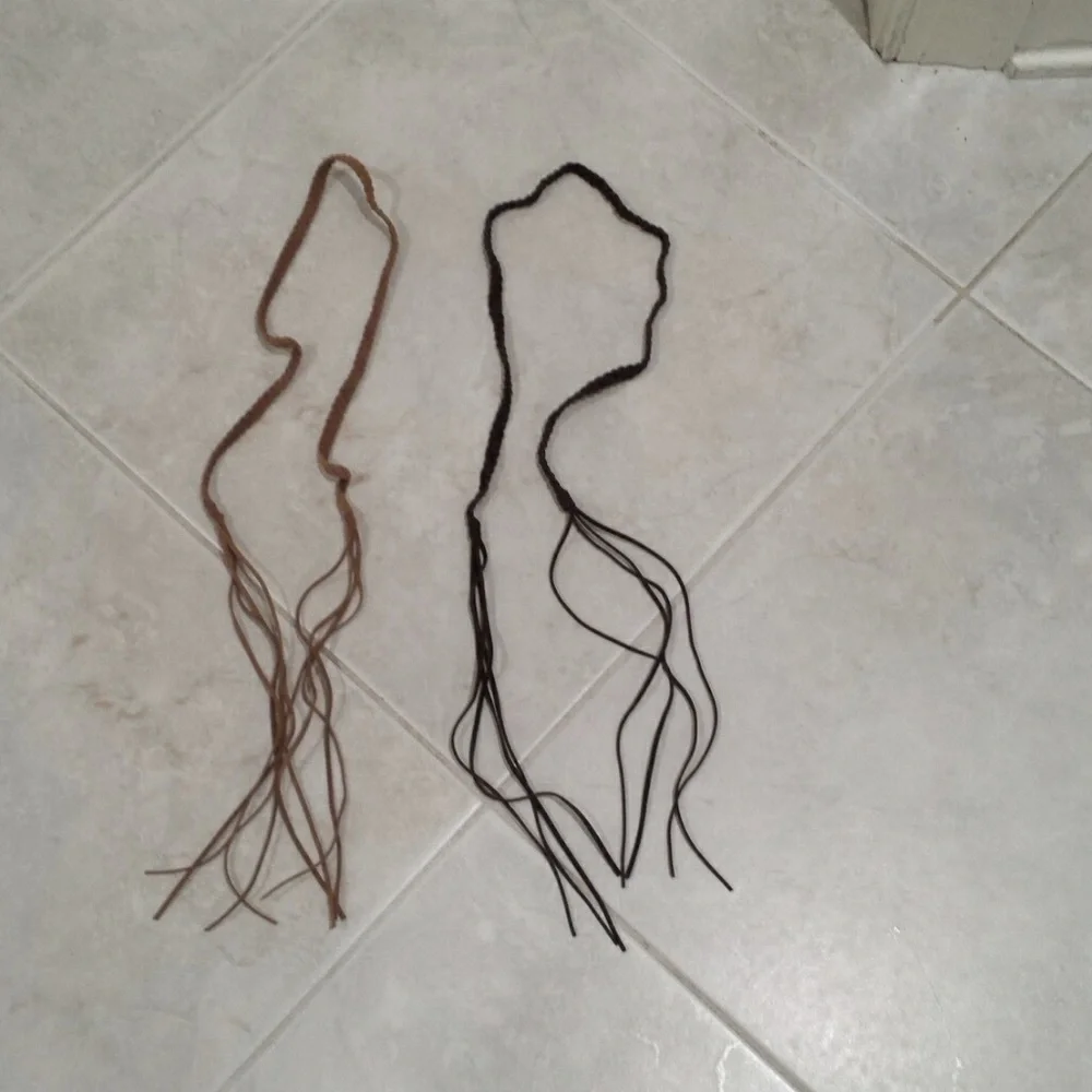 2 Tie Adjustable Fringe Kid's Belts
